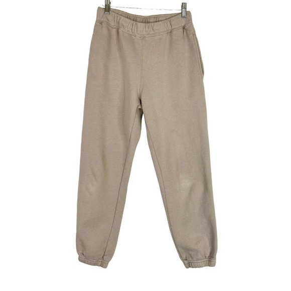 Parachute Pants - Parachute Home Womens Medium Organic Cotton USA Made Fawn Sweatpants Sustainable
